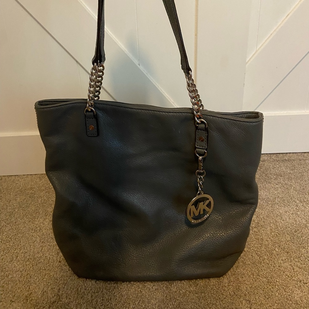 Large grey Michael Kors tote